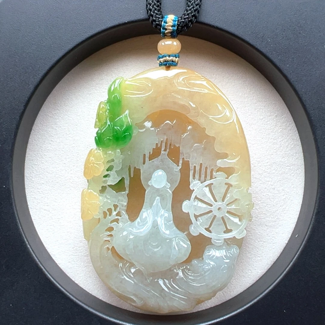 颈饰未镶嵌翡翠悟道