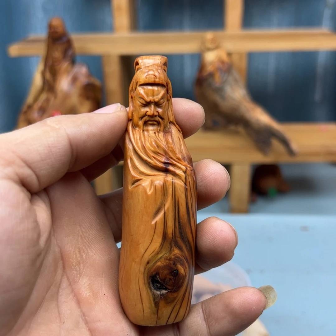 海***洋木崖柏木摆件手把件