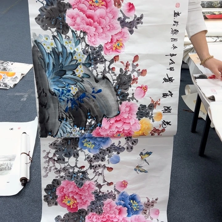 国画纯手绘作品欣赏图