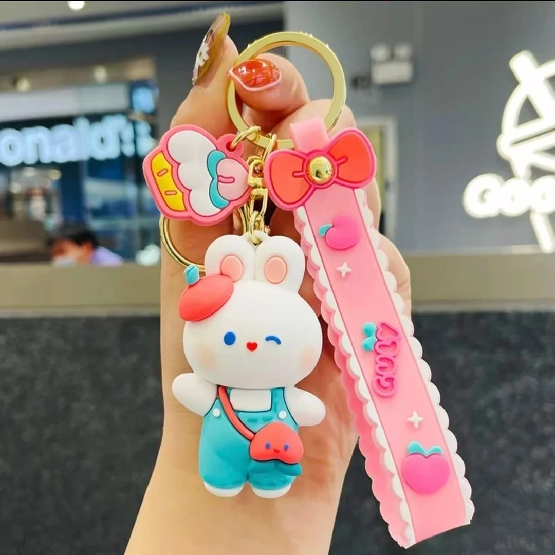 【笑笑家】2025时尚潮流兔子钥匙扣