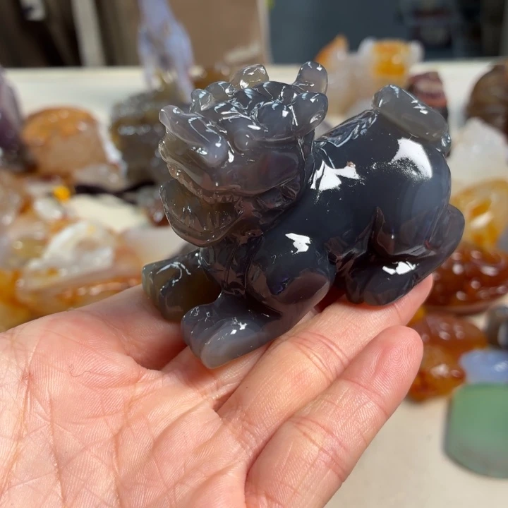 玛瑙/玉髓未镶嵌吊坠(不含链)