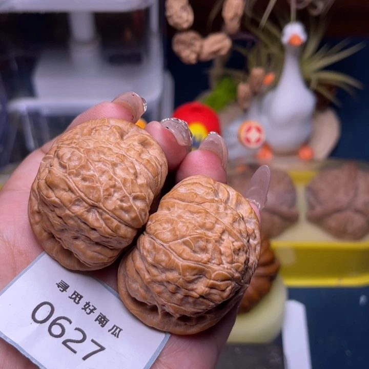 －***把件文玩核桃南瓜墩43-0627