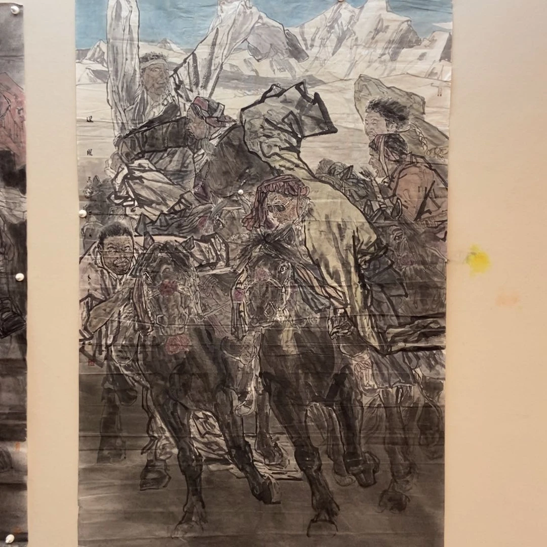 【闪购商品】国画鹤*墨鱼精品墨鱼精品