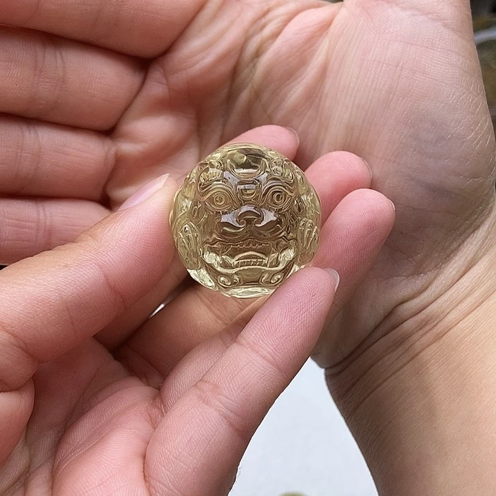 哈***蜜水晶大型摆件（非配饰）未镶嵌