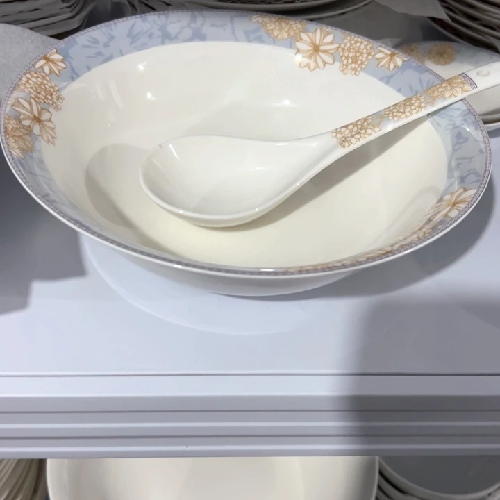 瓷时光9寸汤碗2个