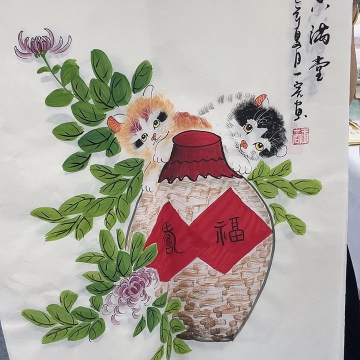 国画纯手绘国画欣赏