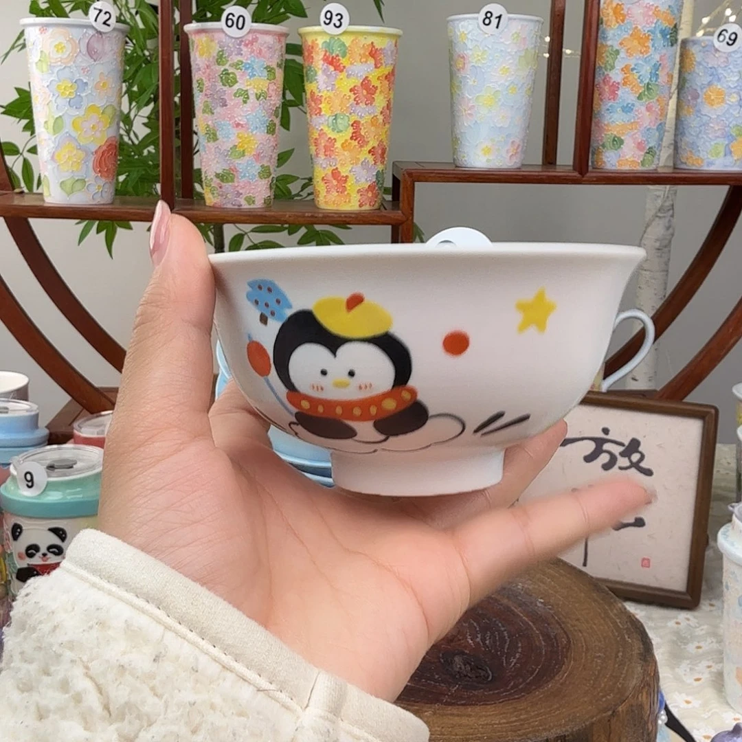 陶66景德镇手绘高温釉下彩玉泥