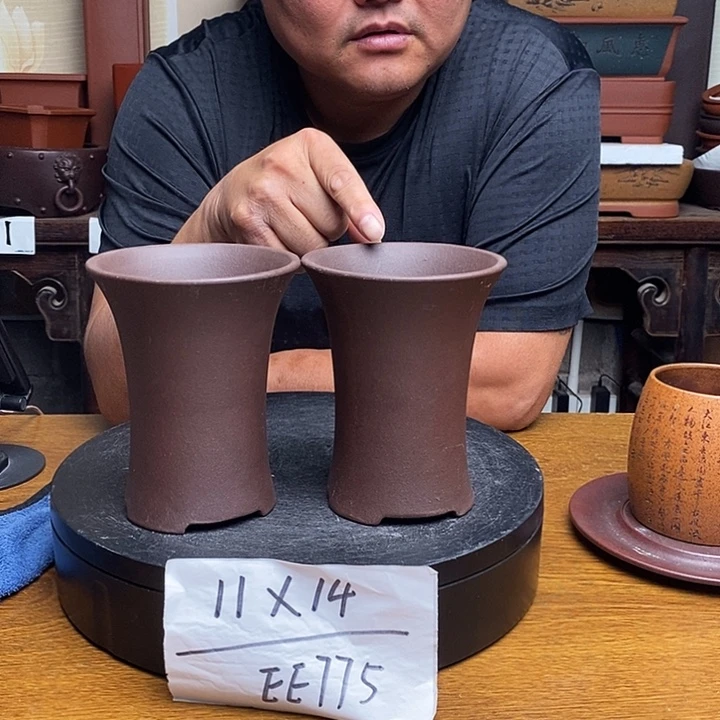 紫砂花盆货号一只EE775