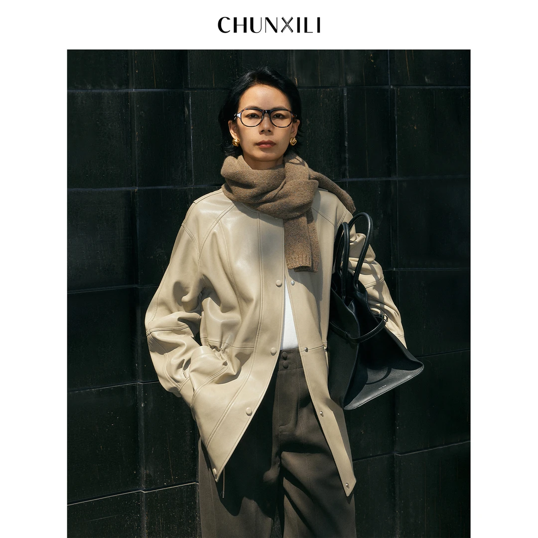 CHUNXILI/春熙里 秋季时尚简约外套百搭风衣D07W53042