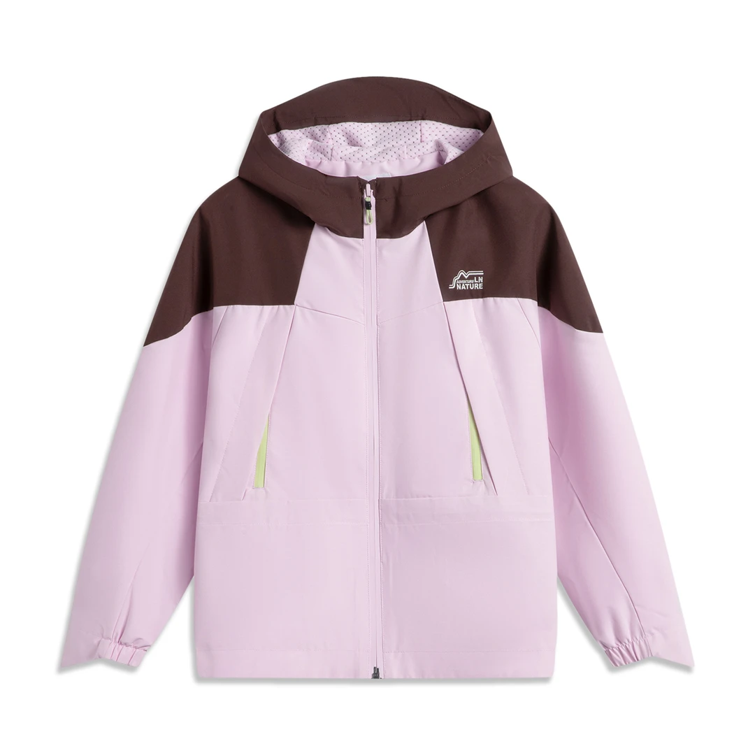 【2025新品】李宁女大童外套户外系列运动风衣休闲时尚YFDV038