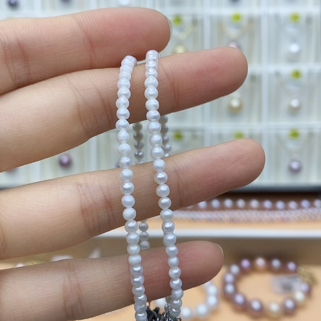 淡水珍珠合金颈饰