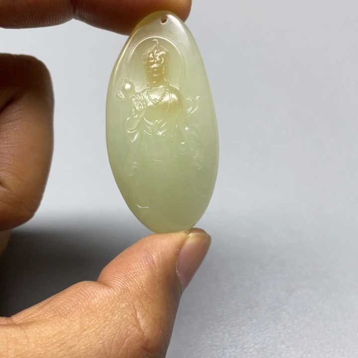 吊坠(不含链)未镶嵌和田玉里*