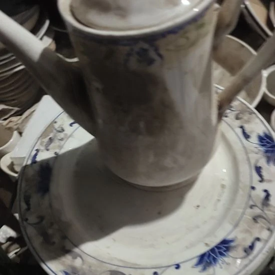 瓷老茶壶，国营四厂库存，