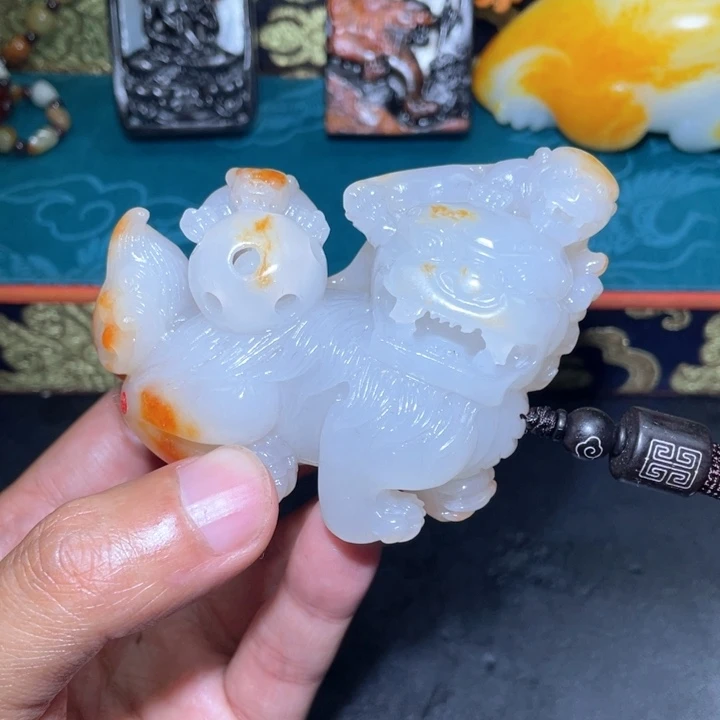 和田玉未镶嵌颈饰J