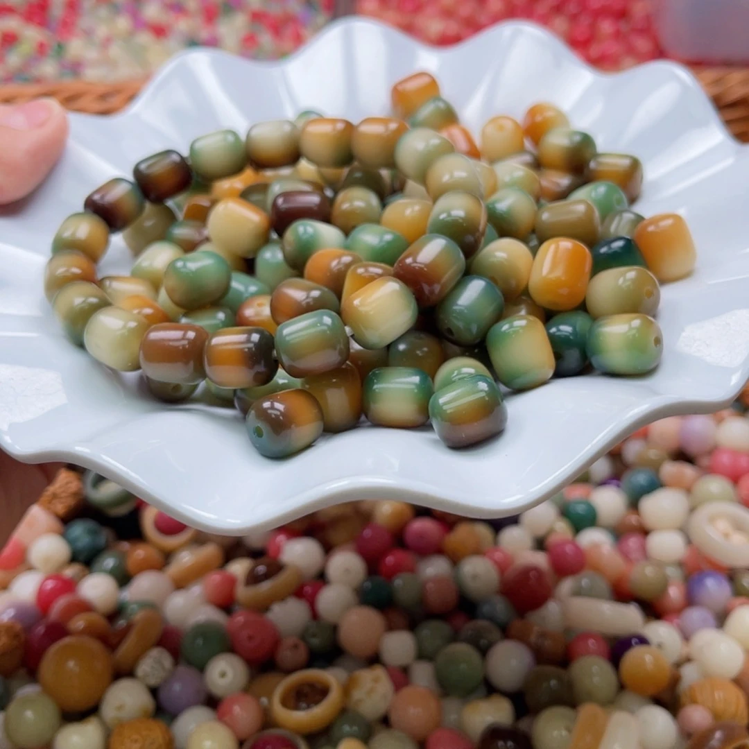 白玉菩提吊坠a10mm/30+6颗敦煌年糕