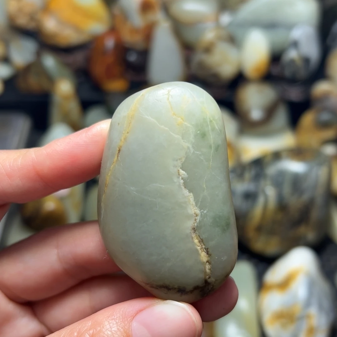 和田玉（青玉）A44未镶嵌