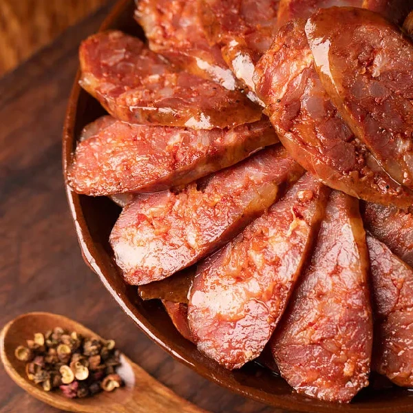 正宗山东特产风干腊肠 纯猪肉南肠 莱芜香肠【玫瑰甜口味】八分瘦