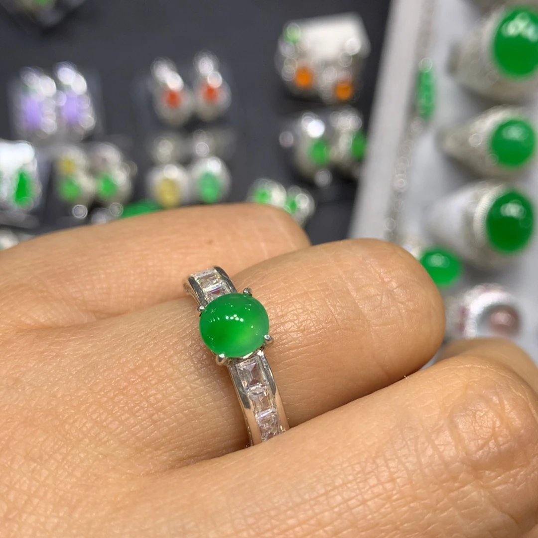 定制翡翠未镶嵌时尚买断不退