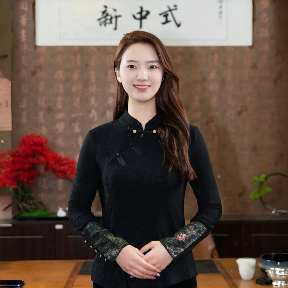 大胡子肉肉专属（妧妧）原版！新中式高级感国风新中式打底衫上衣