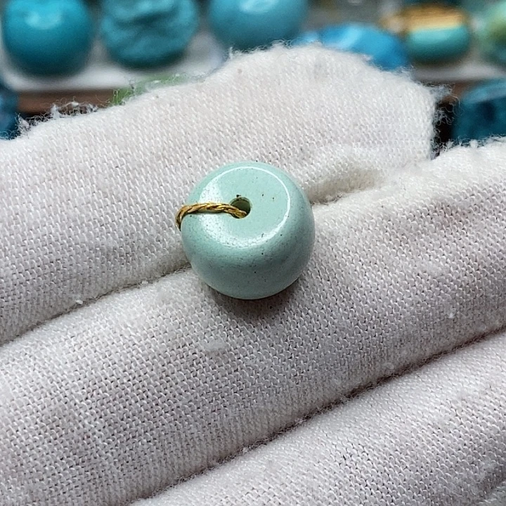 绿松石未镶嵌天然原矿 地大质检