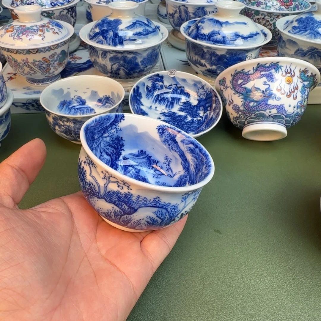 纯手工纯手绘茶具茶具372