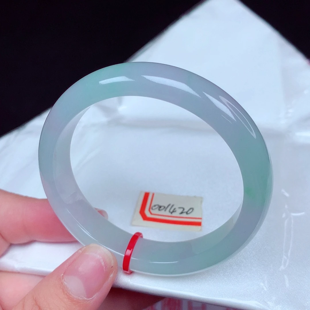 翡翠手镯（贵妃镯）未镶嵌贵妃53.54