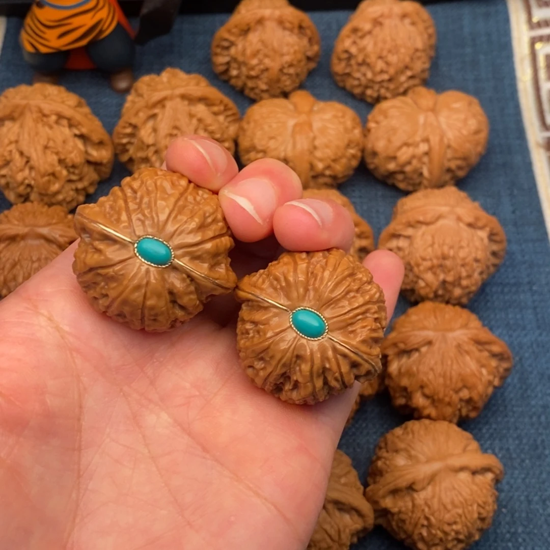 严***赁文玩核桃把件35全品乾隆磨