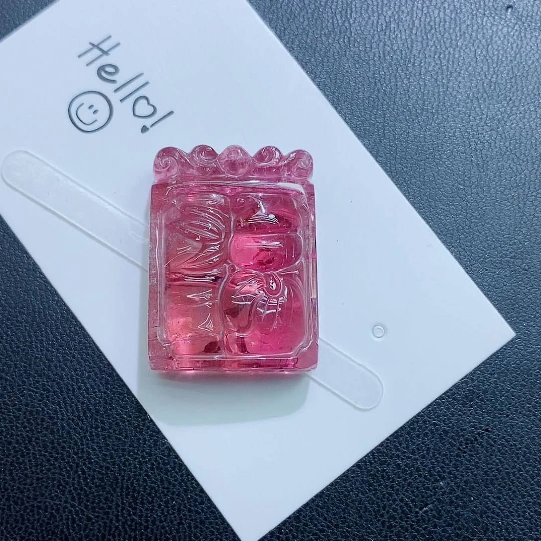 碧玺颈饰未镶嵌订制款发货碧玺吊坠