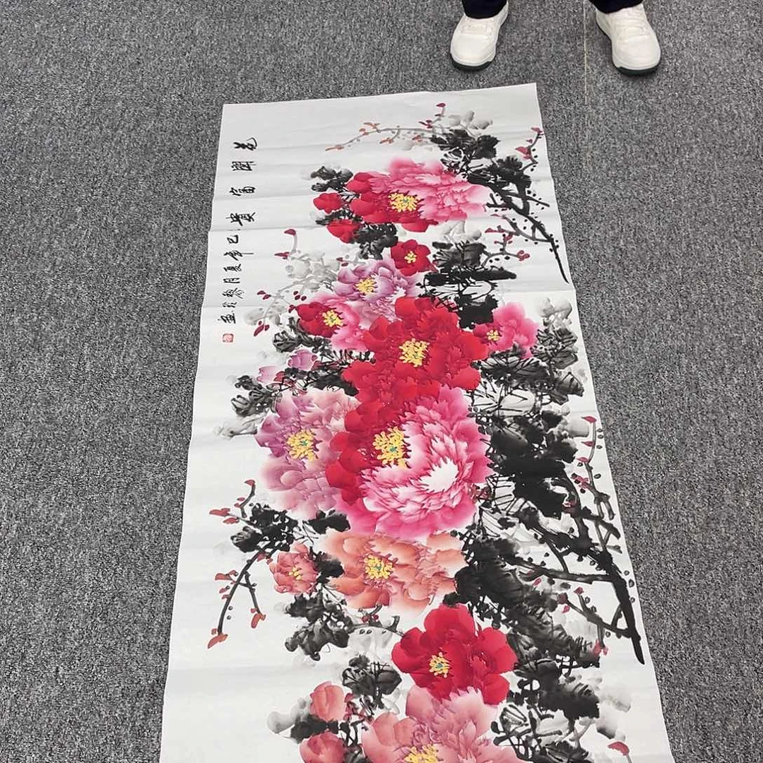 国画纯手绘字画宣纸
