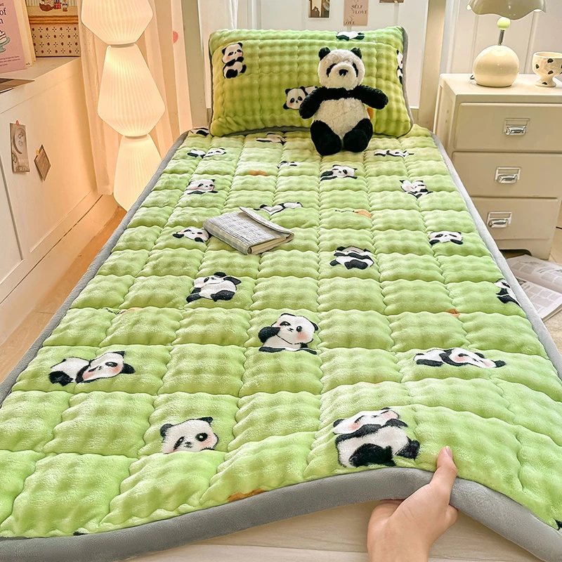 A类 冬季保暖牛奶绒床垫软垫学生宿舍单人秋冬床盖毛毯床褥垫褥子