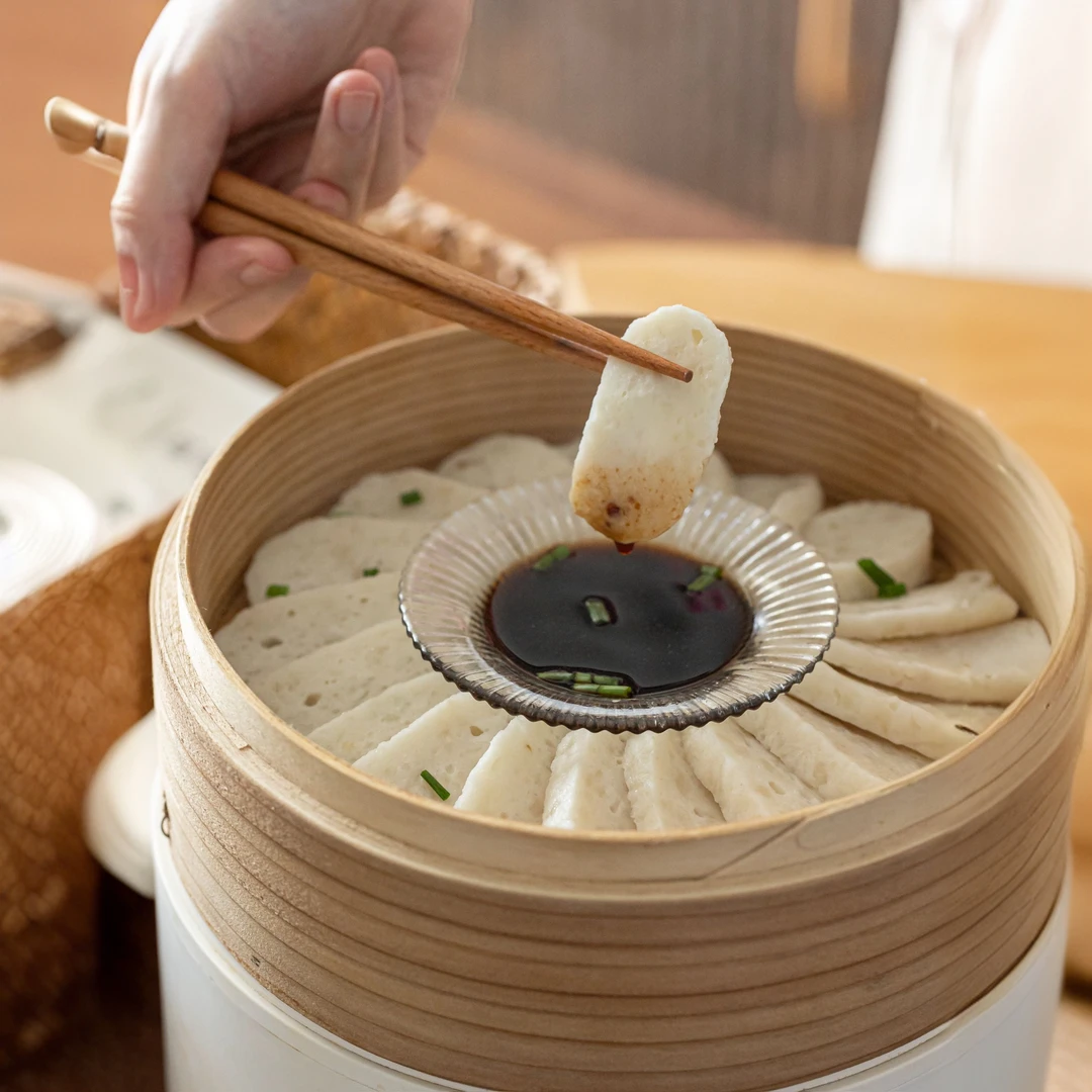 《温州鱼饼》温州手工制作鮸鱼鱼饼/干贝鱼饼/黄鱼鱼饼新鲜食用去刺