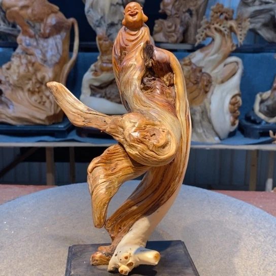 柏木（崖柏）根雕摆件