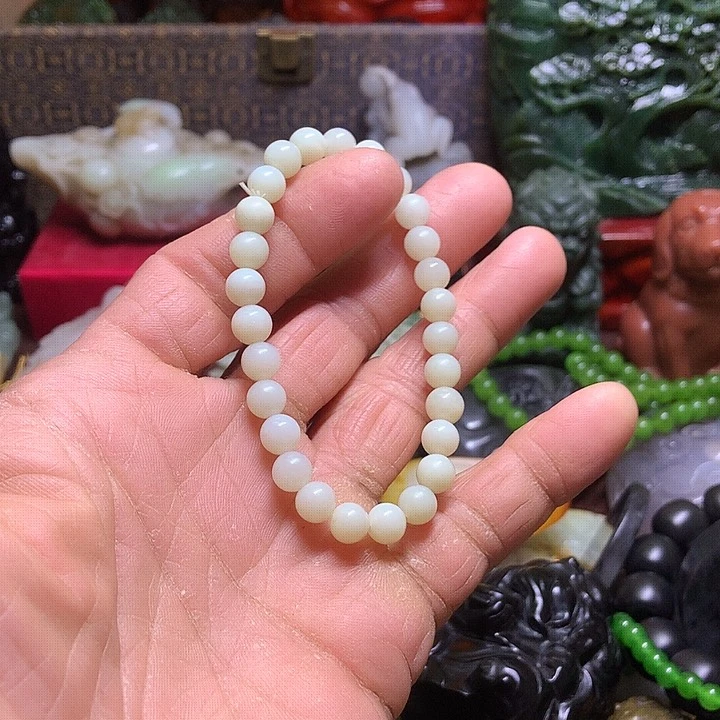 未镶嵌手链和田玉（糖玉）