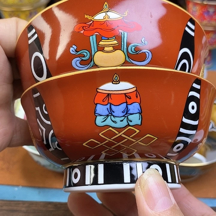 景德镇陶瓷藏式茶碗