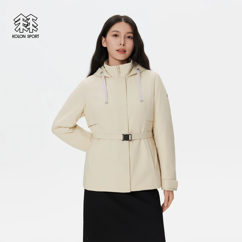 KOLON SPORT可隆保暖棉衣防泼水防风透湿PertexP棉女士棉服