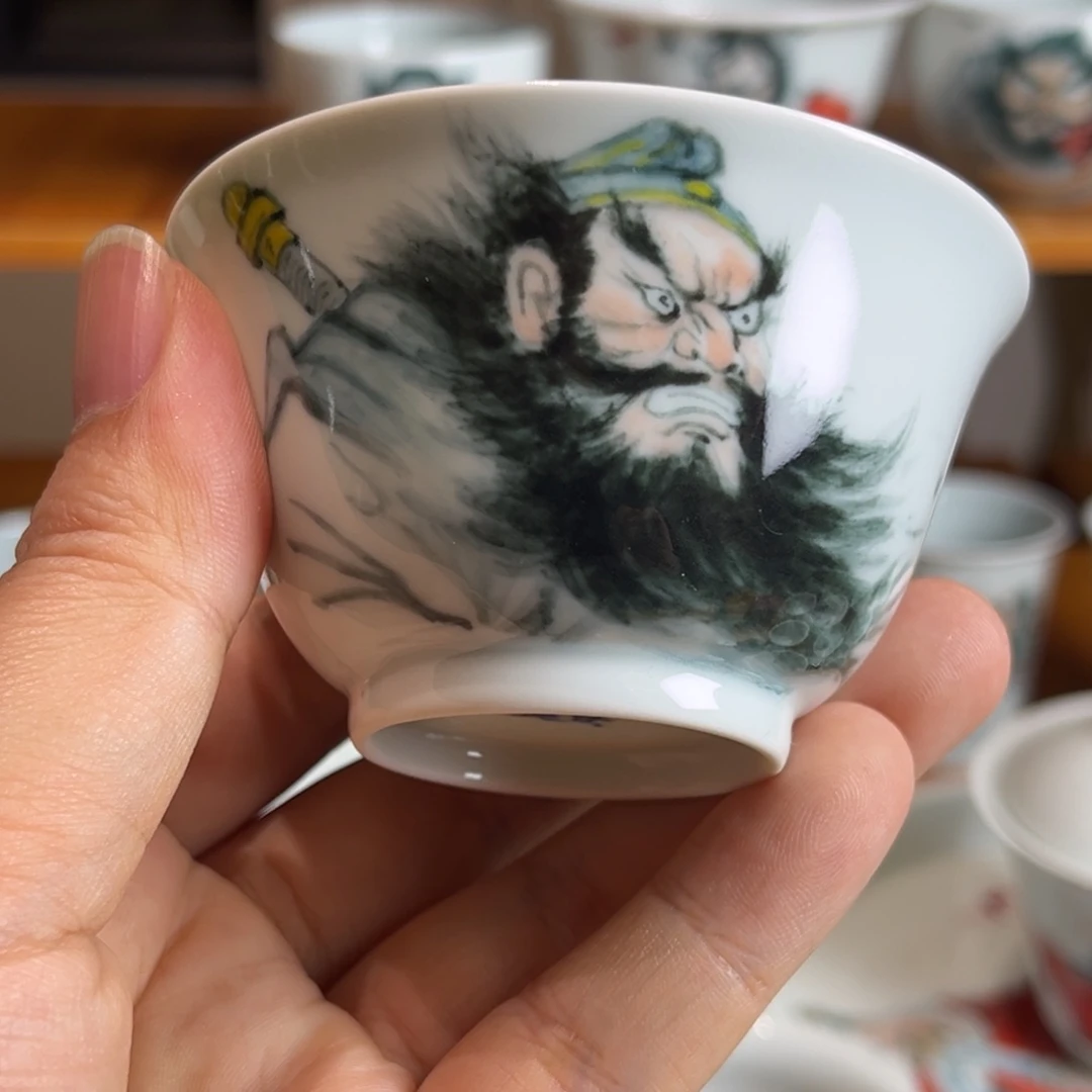 ****俊撇口钟馗手工手绘