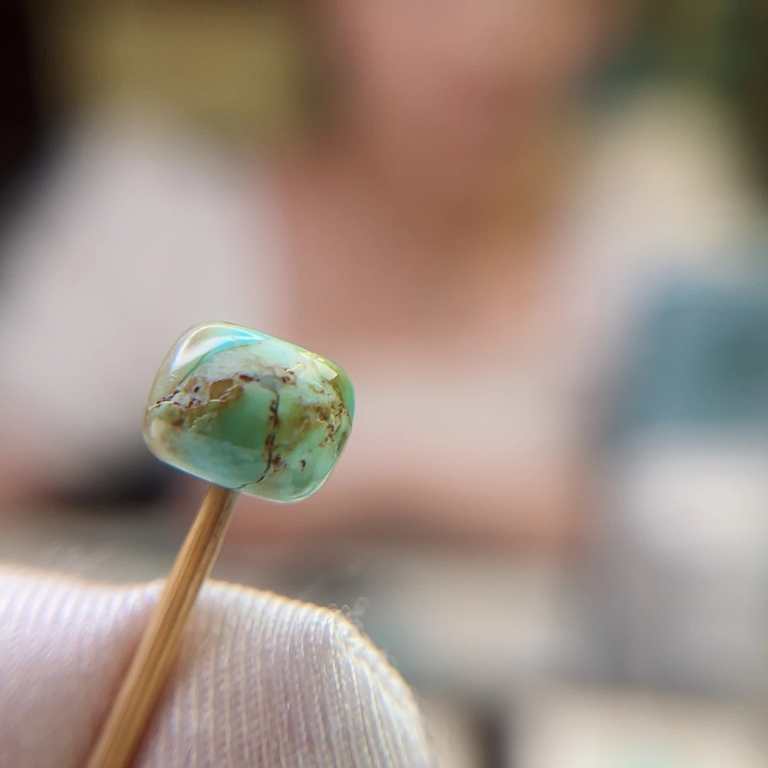 未镶嵌绿松石珠宝奇石10直径