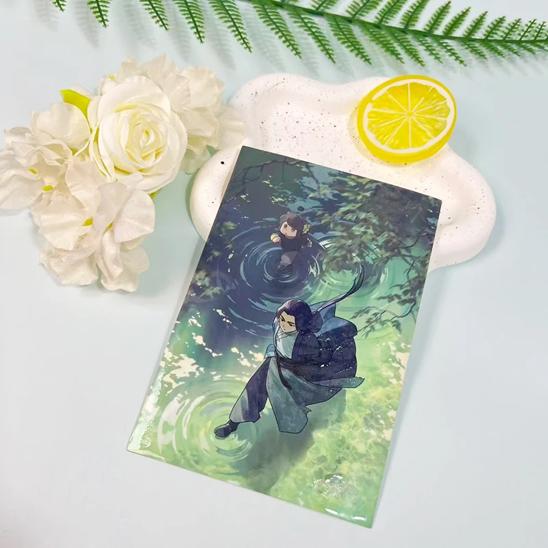 罗小黑战记水敏卡无限鹿野罗小黑周边水感明信片贺卡收藏卡谷子