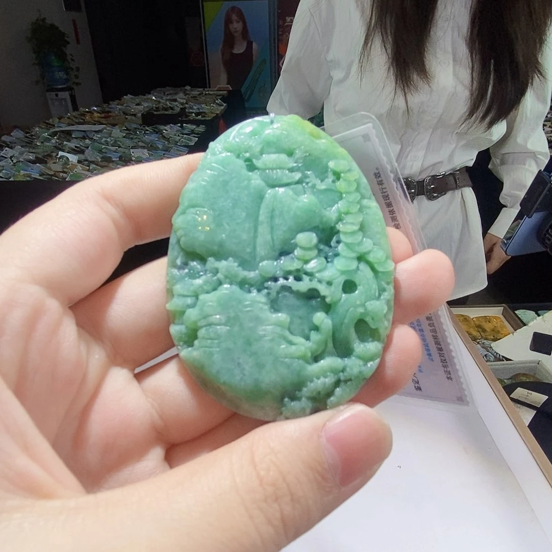 颈饰未镶嵌翡翠翡翠
