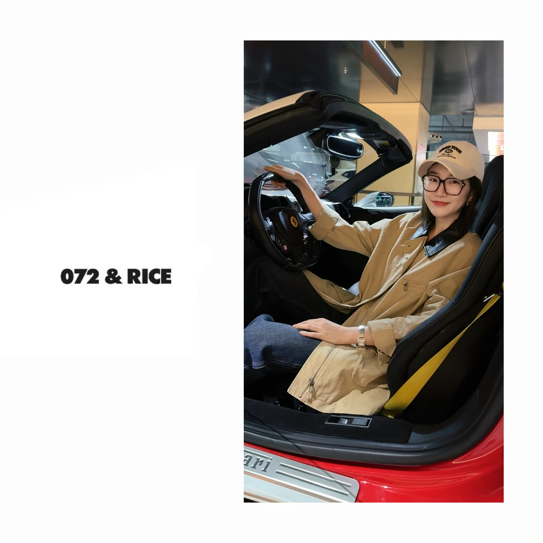 072 & RICE【妍希】100纯棉 秋季休闲翻领长袖外套 N-32GC6010