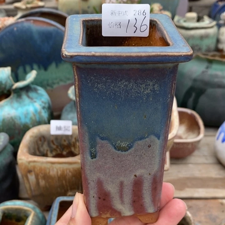 粗砂花盆1987新中式盆286