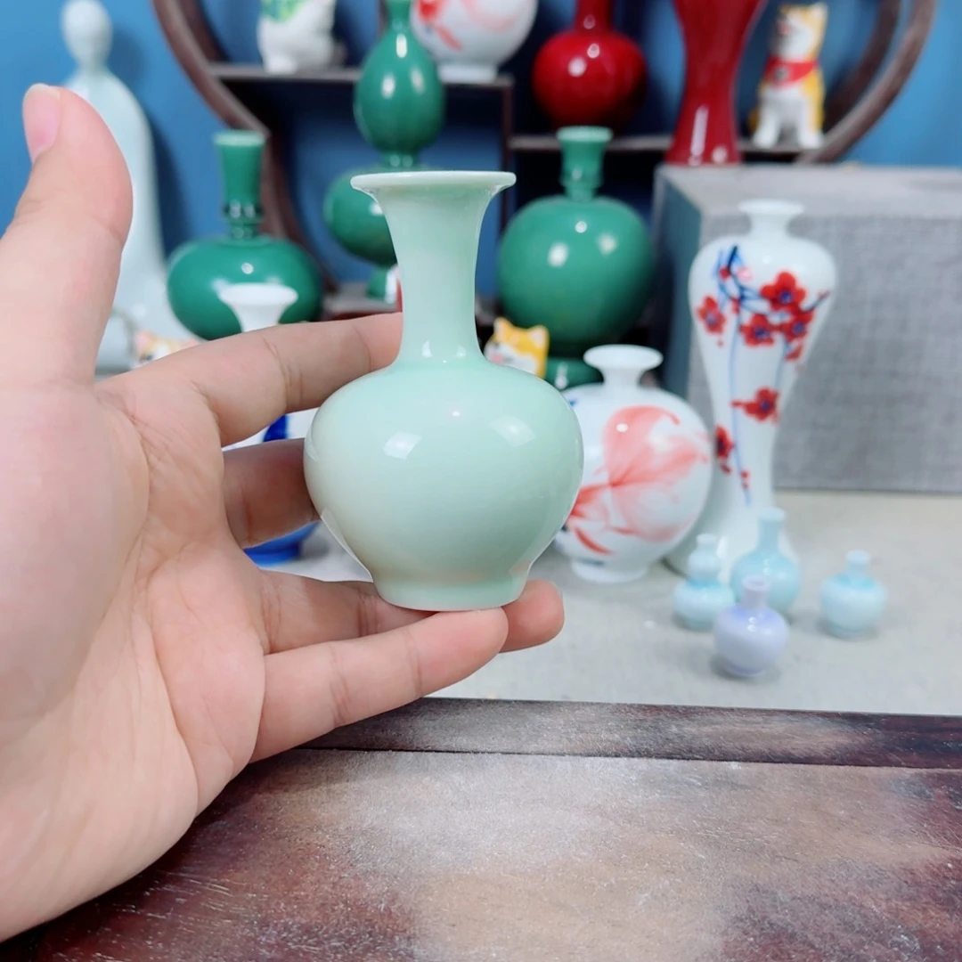 陶瓷手工小花器摆件