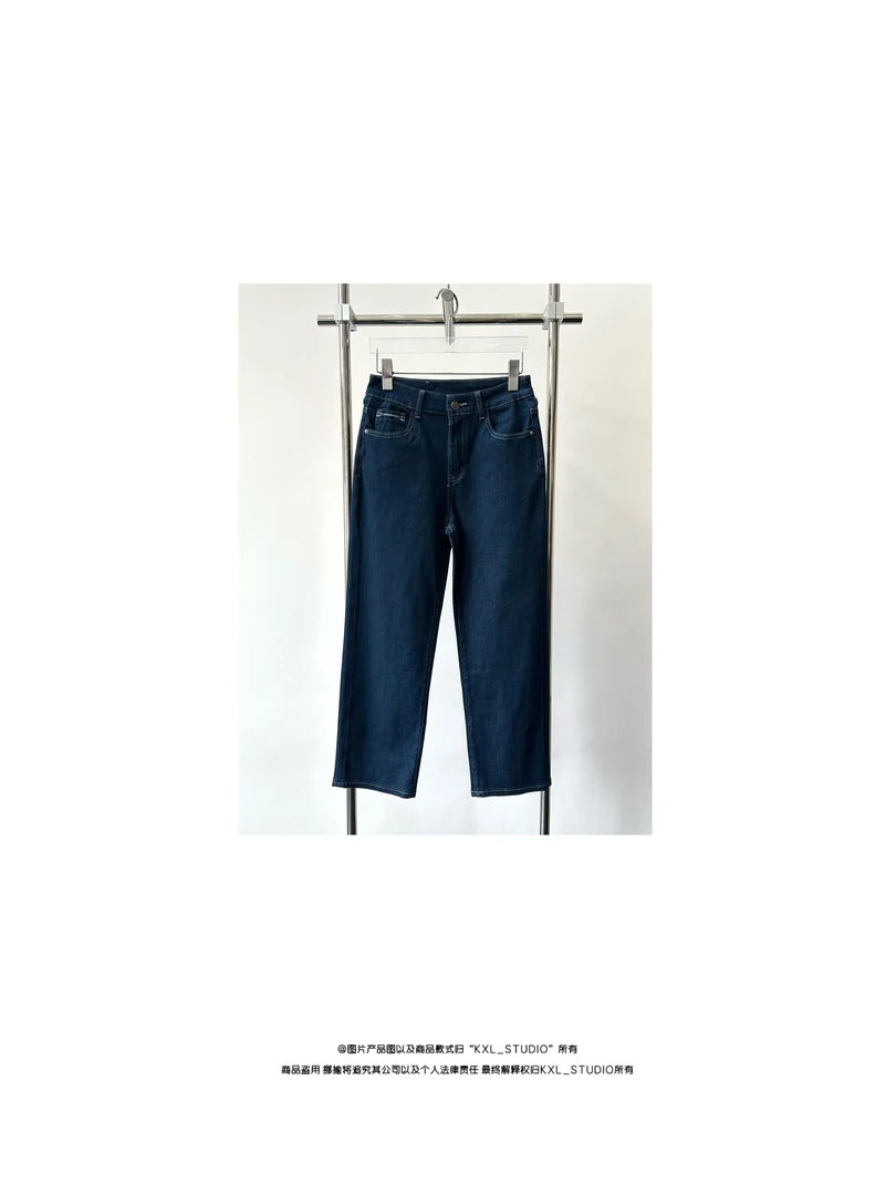 KXL-STUDIO【KELE精选】直筒牛仔裤99622