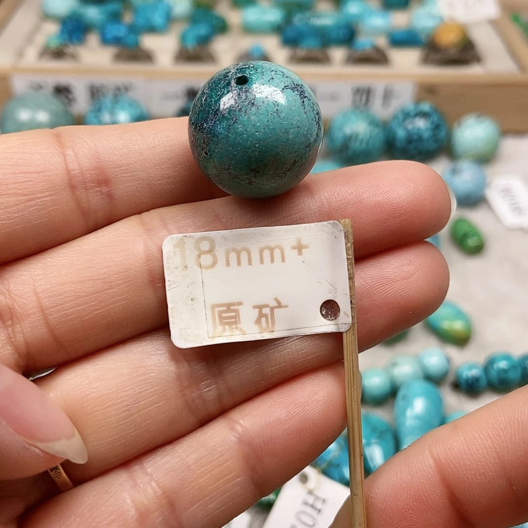 未镶嵌绿松石珠宝半成品