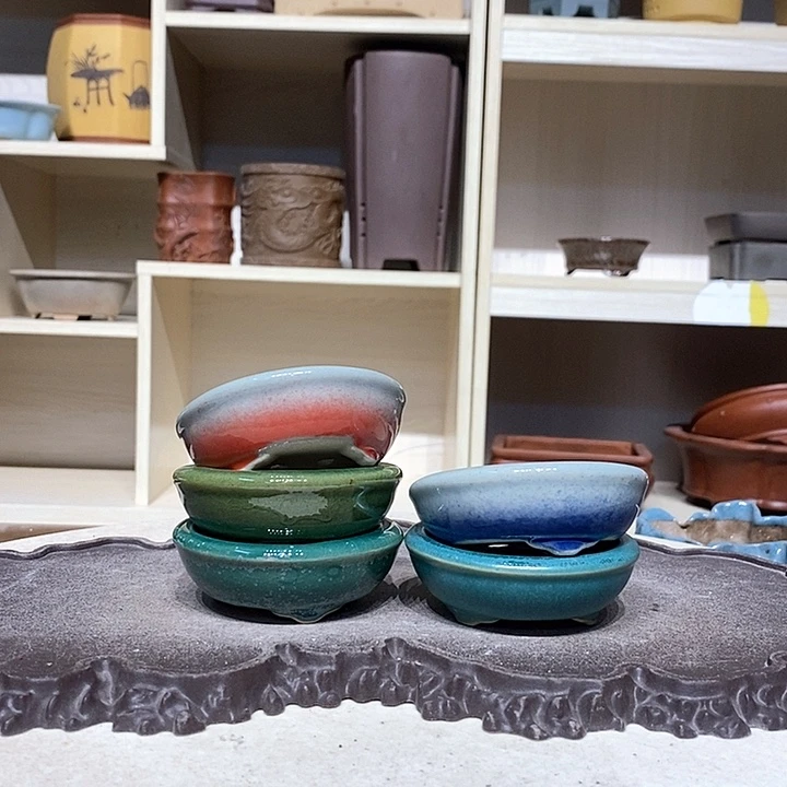 紫砂花盆瑕疵2.5-8。。。（5）