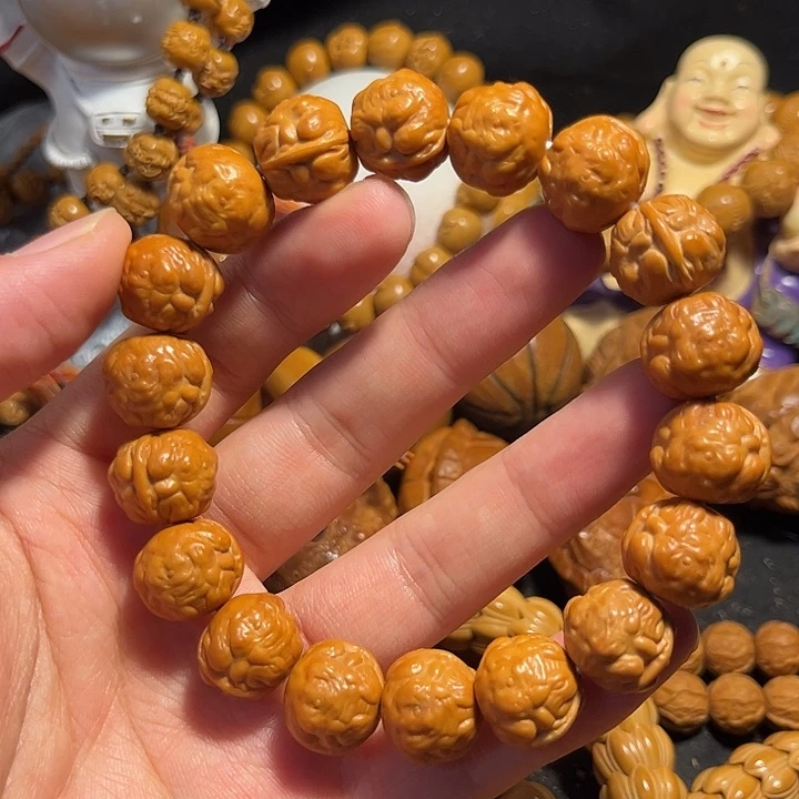 橄榄核手串/手链猴头蝉王微瑕