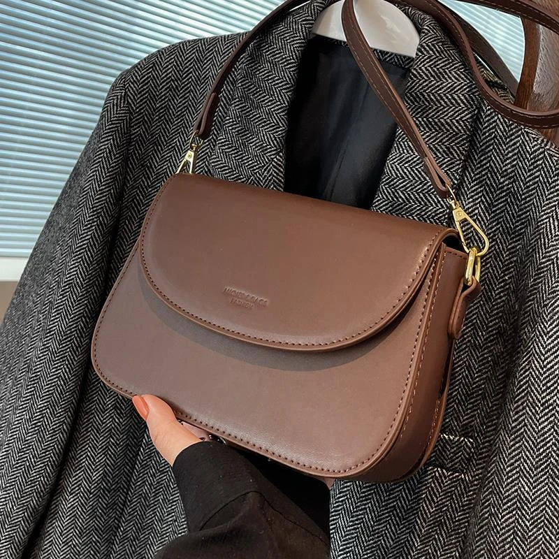 FAVMARTHA今年流行包包2025新款潮夏天百搭单肩包高级感洋气纯色