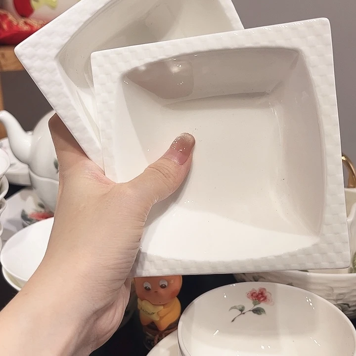 瓷片4.5村方碗2个