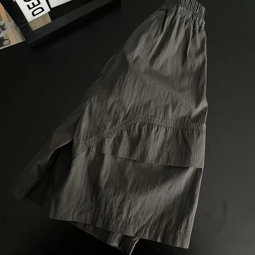 夏款男童休闲短裤灰色 4642沐系