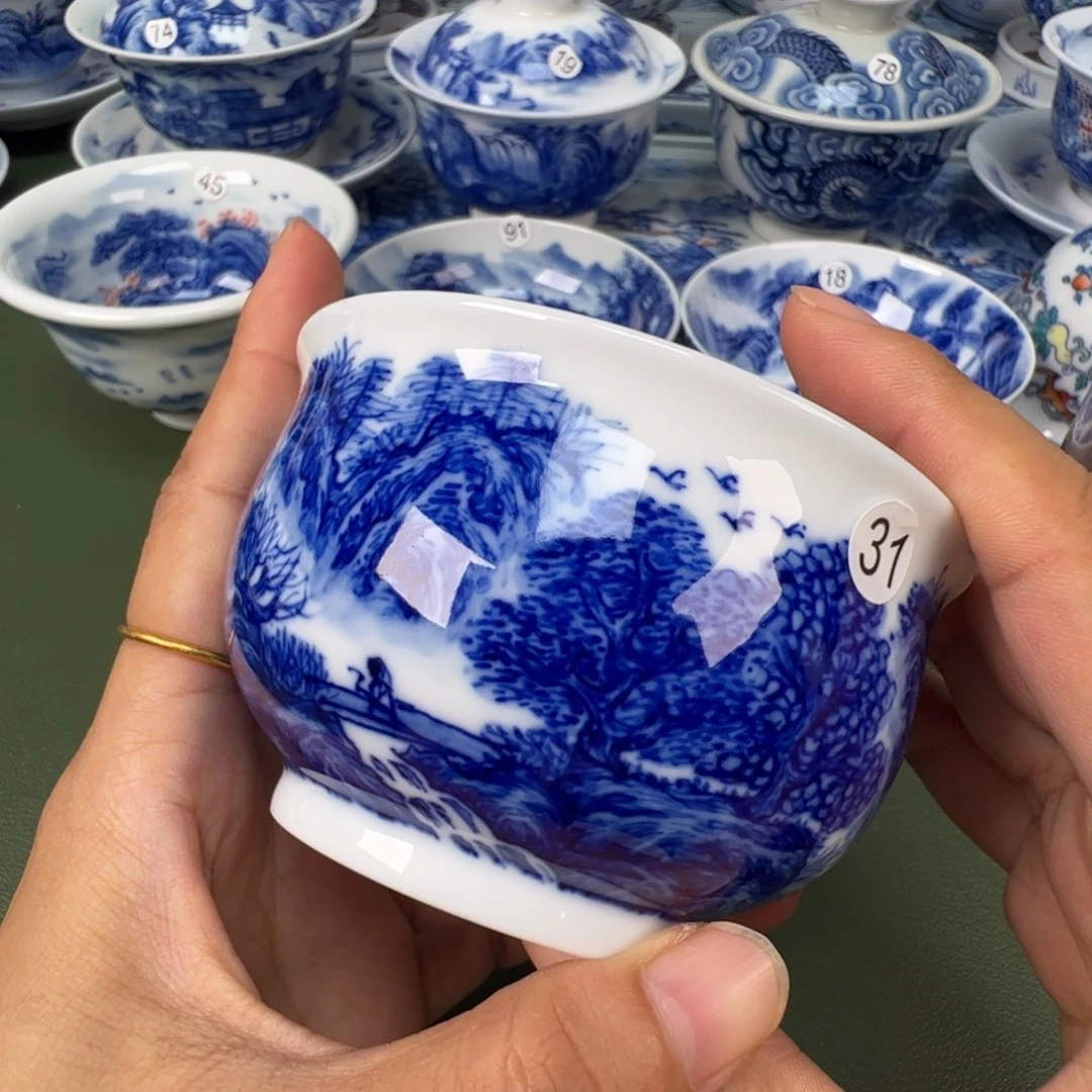 木木景德镇纯手工纯手绘茶具31